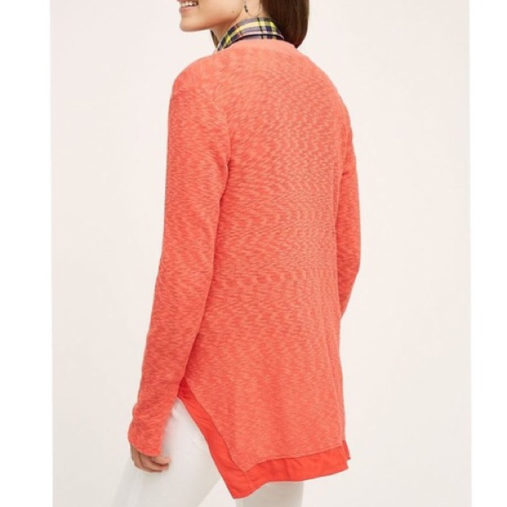Left of Center | Evie Orange Cardigan - Picture 3 of 13